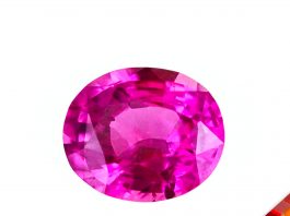 Gembridge 3.29ct pink Sapphire